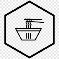 Ramen, Soba, Udon, Noodle Bar icon svg