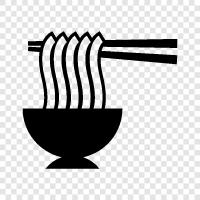 Ramen, Soba, Udon, Noodle Soup icon svg