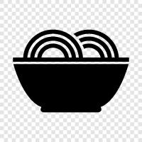 ramen, noodles, instant noodles, Chinese noodles icon svg