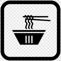 Ramen, Soba, Udon, Noodle Soup icon svg