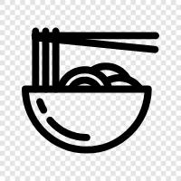 Ramen, Soba, Udon, Noodle Bowls icon svg