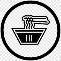 Ramen noodles, Soba noodles, Udon noodles, Noodle soup icon svg