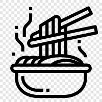 Ramen, Soba, Udon, Noodle Bowls icon svg