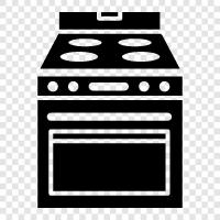 range, oven, cooktop, cookware icon svg