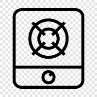 Range, Gas, Electric, Propane icon svg