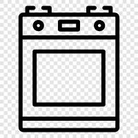 Range, Oven, Cooktop, Grill icon svg