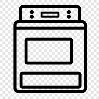 Range, Cooktop, Oven, Countertop icon svg