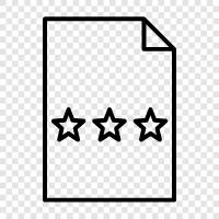 ratings, stars, ratings file icon svg