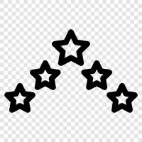 рейтинги, рецензии, 5star, 4star Значок svg