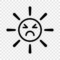 rays, solar, astronomy, sunspot icon svg