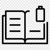 read, literature, novel, story icon svg