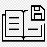 read, novel, fiction, story icon svg