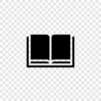 read, novel, story, fiction icon svg