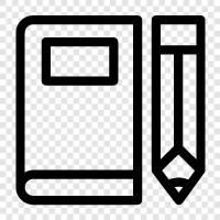 read, novel, story, writing icon svg