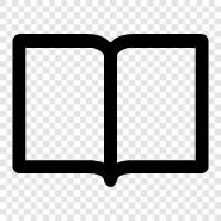 lesen, Buch, Roman, Fiktion symbol