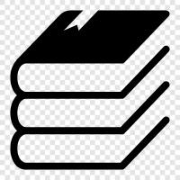 read, novels, fiction, nonfiction icon svg