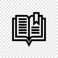 read, novel, story, fiction icon svg