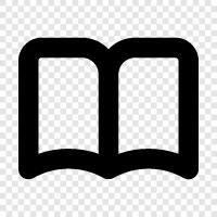 read, novel, story, book club icon svg