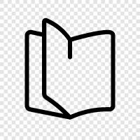 reading, novel, fiction, story icon svg