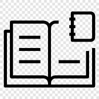 reading, literature, novel, story icon svg