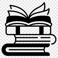 reading, literature, novels, mystery icon svg