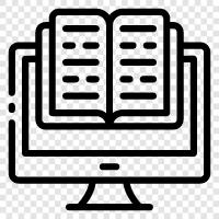 reading, books, reading apps, ereader icon svg