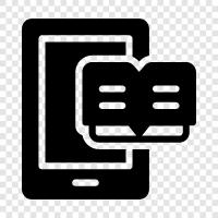 reading, ereader, ebook reader, ebooks icon svg