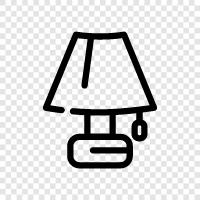 reading lamp, bedside table lamp, bedside lamp shades, bedside icon svg