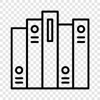 чтение, книжные полки, фантастика, нефантастика Значок svg