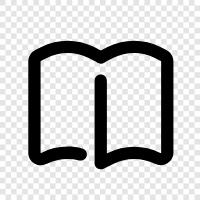 reading, literature, story, writing icon svg