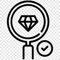 echte Diamanten, Diamant, wertvoller Diamant, der beste Diamant symbol
