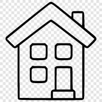 Real Estate, House, Property, Rent icon svg