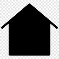 real estate, home remodeling, new home construction, home staging icon svg