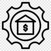 real estate, rentals, houses, condos icon svg