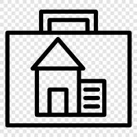 real estate, house, apartments, condos icon svg