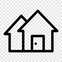 :: недвижимость, дома, собственность, цены на жилье Значок svg