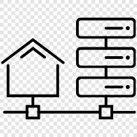 Immobilien, Vermieter, Mieter, Vermietung symbol