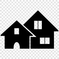 real estate, home, architecture, floor plans icon svg