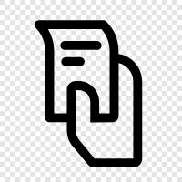 Quittungspapier, Quittungsdrucker, Quittungsscanner, QuittungsdruckerSoftware symbol