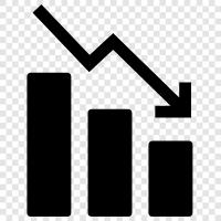 recession, financial, economic, stock market icon svg