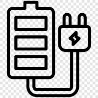 Wiederaufladbare Batterien symbol