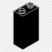 wiederaufladbare Batterie, LithiumIonenBatterie, AABatterie, VBatterie symbol
