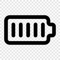 rechargeable battery, AA battery, 9 volt battery, 12 volt battery icon svg