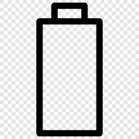 rechargeable battery, AA battery, AAA battery, C battery icon svg