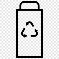 rechargeable, lithium ion, power, portable icon svg