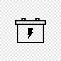 rechargeable, portable, power, solar icon svg