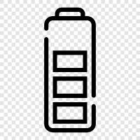 rechargeable, battery pack, AAA, Battery icon svg