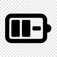 rechargeable, AAA, battery icon svg