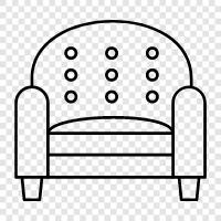 recliner, sofas, lounge, reading icon svg