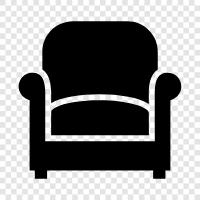 recliner, rahat, gevşeme, okuma ikon svg